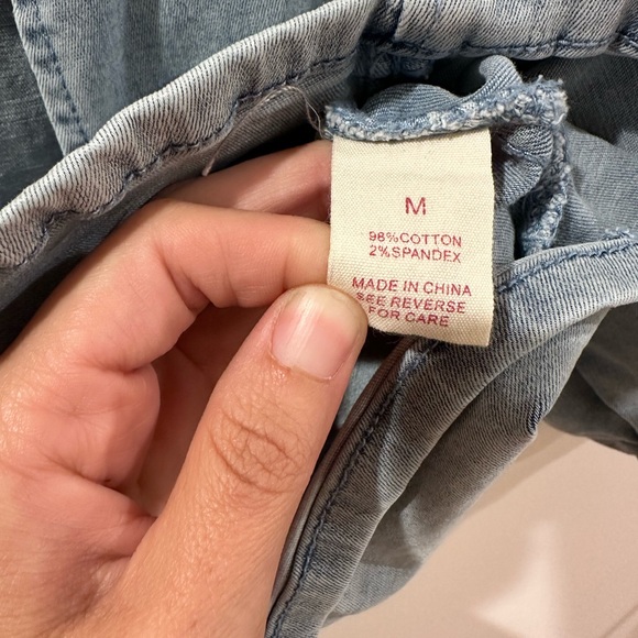 Wishlist Light Blue Denim Top - Picture 5 of 9